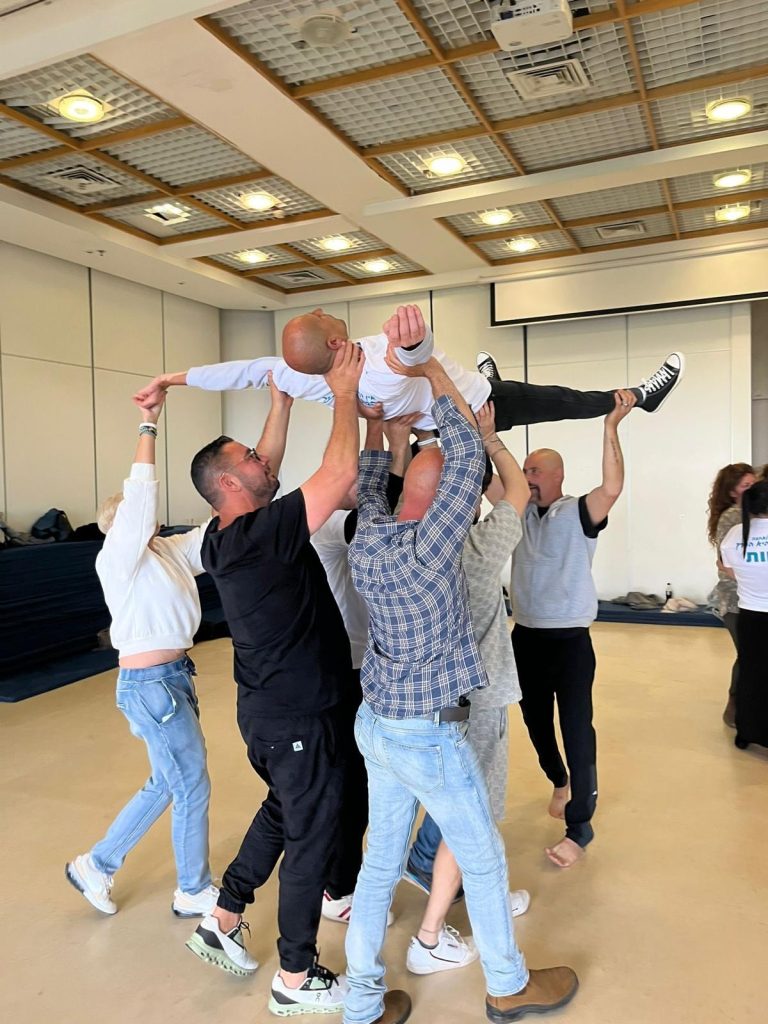 "Social meditation session at a rehab center in Thailand, focusing on community and connection."